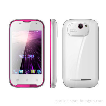Smartphone with 3G, MTK6572 Dual-core, Android 4.2, Dual SIM Card and 3.5-inch Capacitive Screen